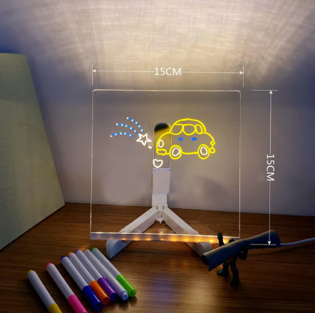 Glow & Go LED Kids' Note Board – Creative Light-Up Fun for Holidays!