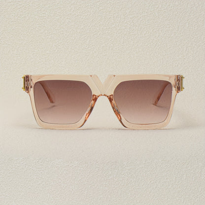 Oversized Sunglasses, Hip-Hop Party Shades, Fashionable Street Snap Accessory, UV Protection Eyewear, Unisex Retro Square