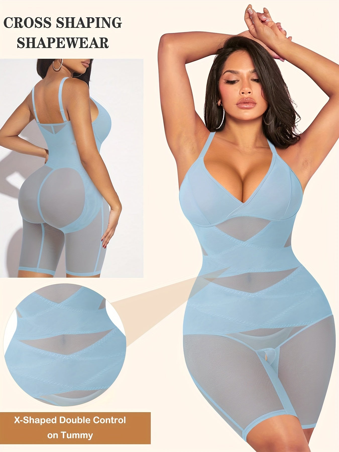 Curves & Confidence: Tummy Control Bodysuit with Butt Lift