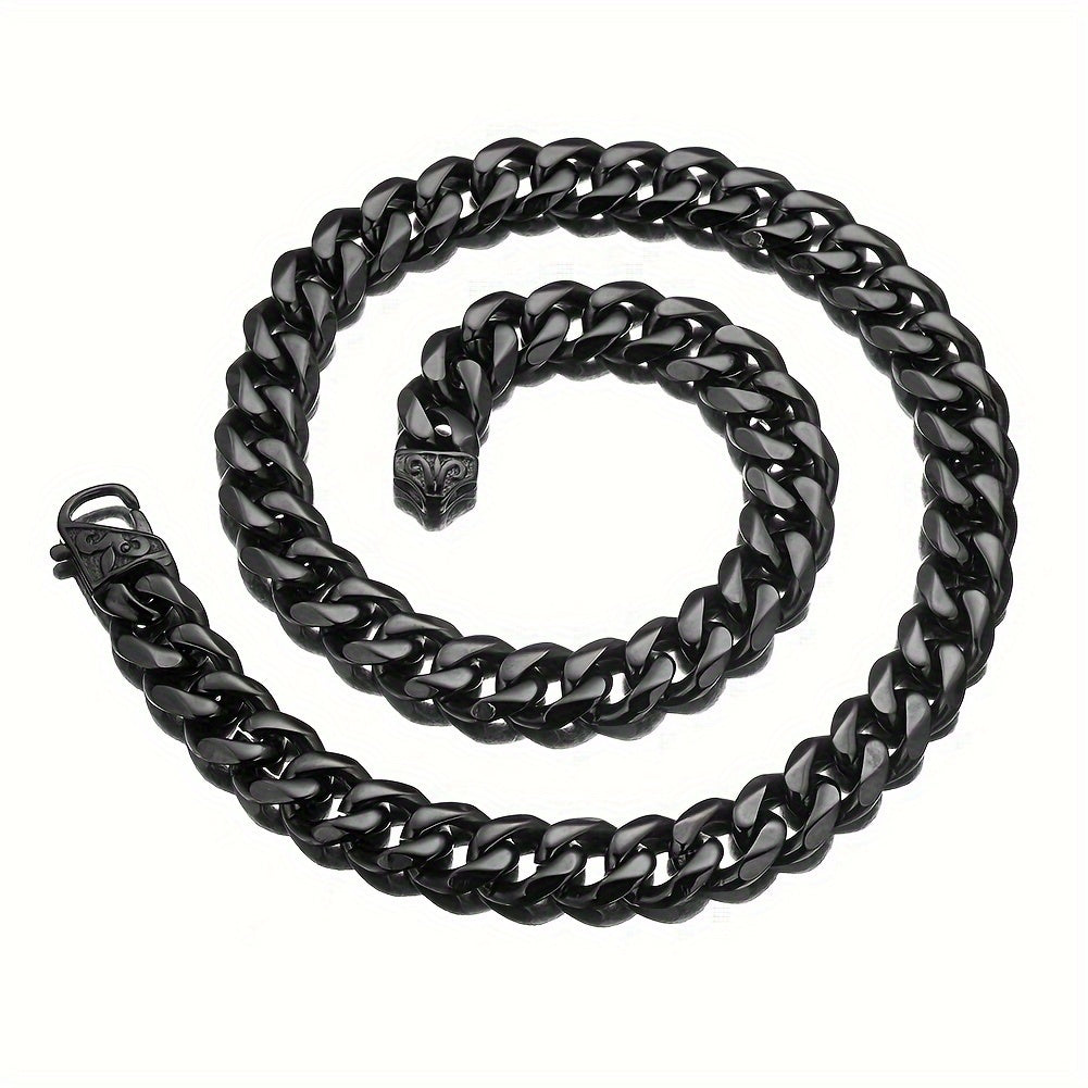 Unique Men's Chain Necklace Stainless Steel