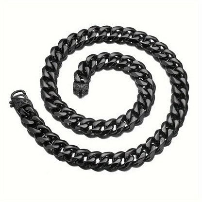 Unique Men's Chain Necklace Stainless Steel