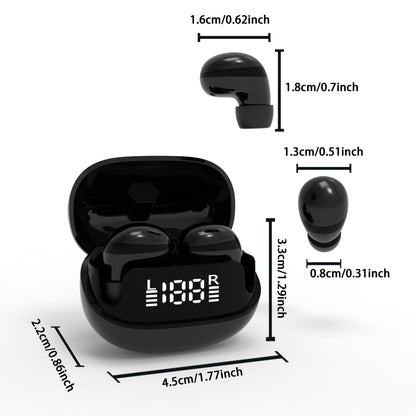 Mini In-Ear Wireless Headset with Noise Reduction Invisible Design